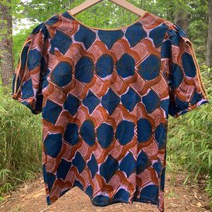 African mudcloth top